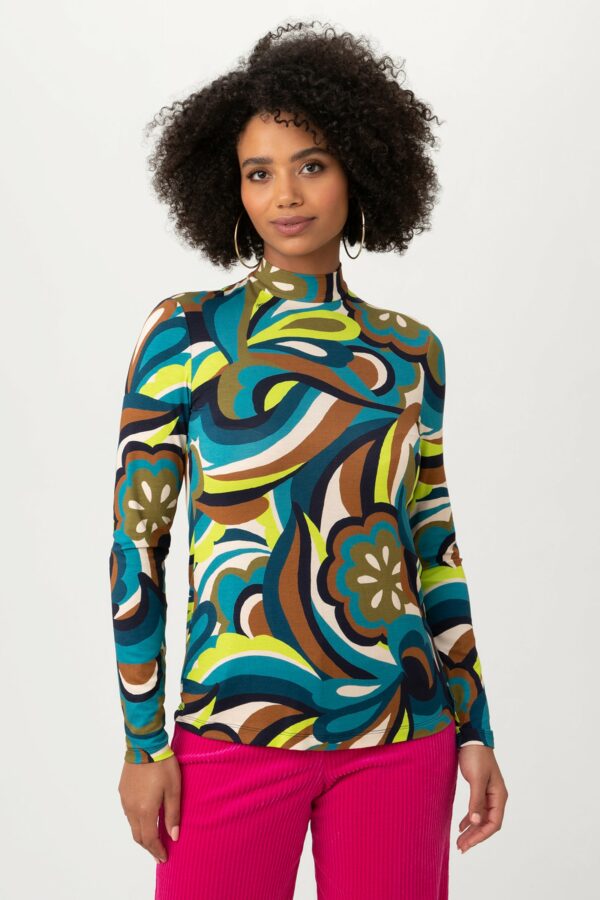 Trina Turk Pierce 2 Top / Tribeca Teal Multi