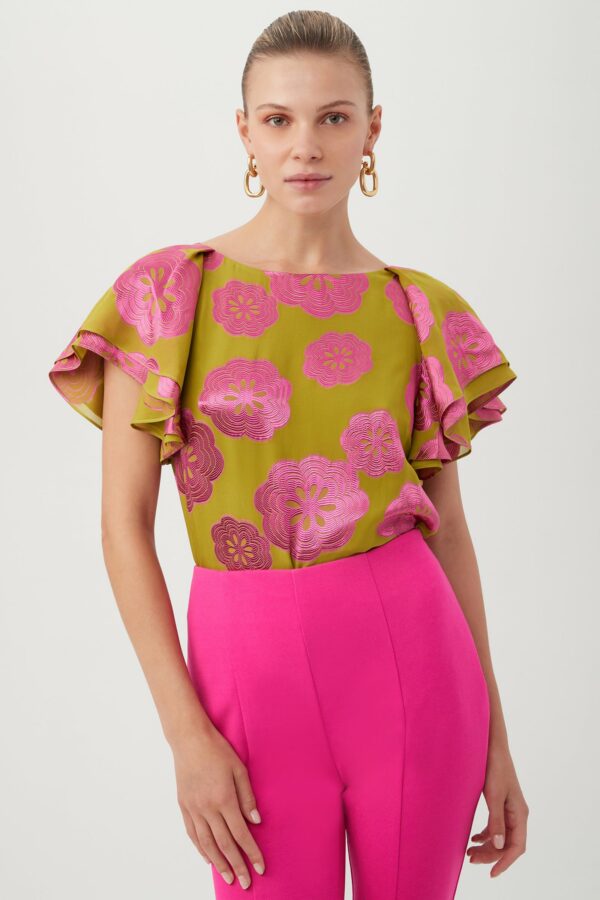 Trina Turk Kayra Top / Tavern On The Green/Trina Pink