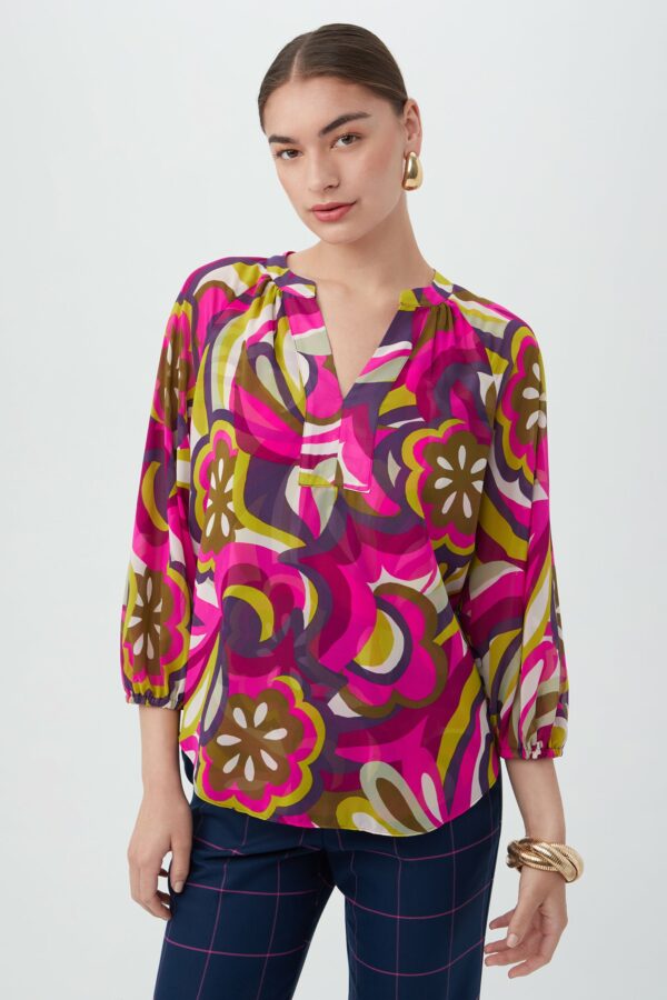 Trina Turk Toni Top / Trina Pink Multi