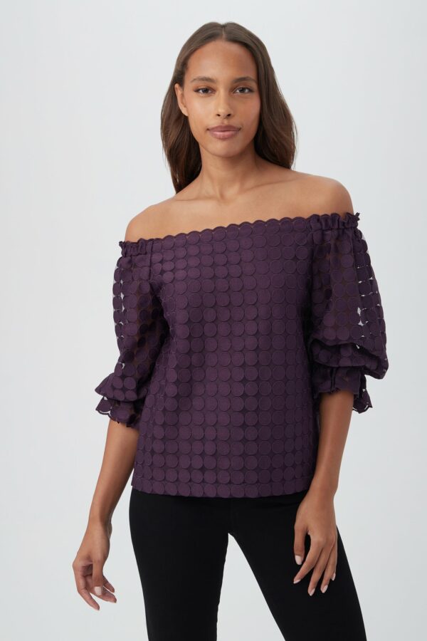 Trina Turk Equinox 3 Top / Park Avenue Purple