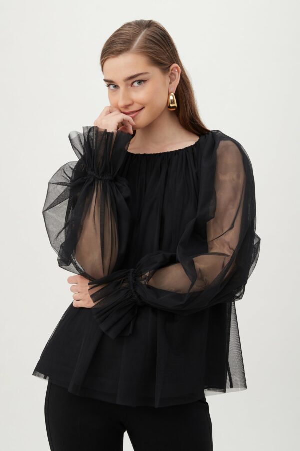 Trina Turk Otherworldly 2 Top / Black