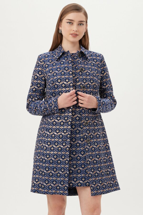 Trina Turk Asher Coat / Nihan Blue Multi