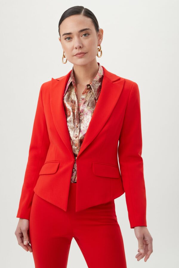 Trina Turk Atwood 2 Jacket / Reina Red