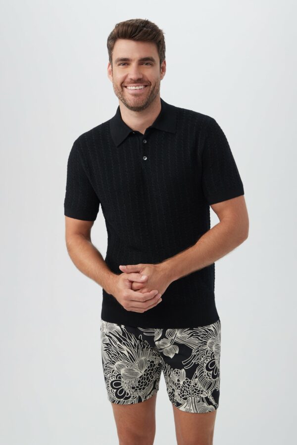 Mr Turk Asher Polo / Black