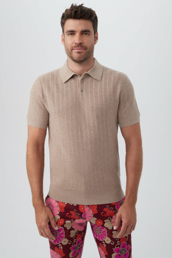 Mr Turk Asher Polo / Taupe