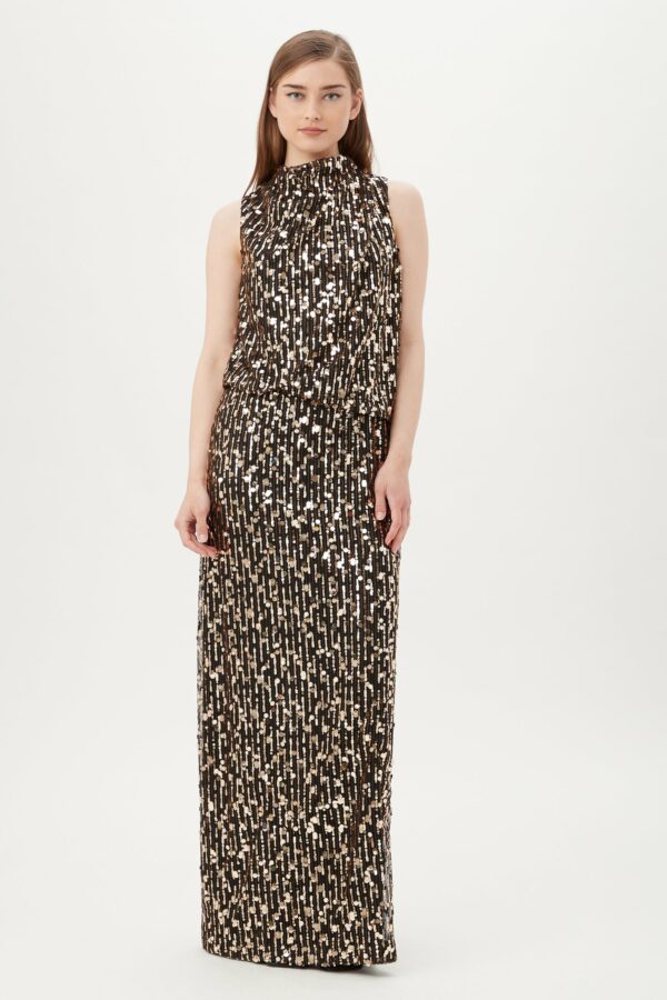 Trina Turk Lenaya 2 Dress / Black/Gold