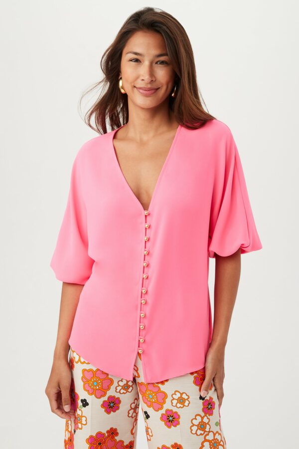 Trina Turk Sail Top / Papillon Pink