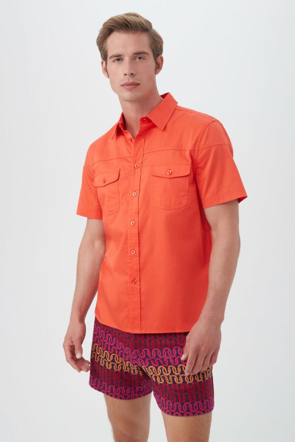 Mr Turk Shelton Ss Shirt / Ferry Red