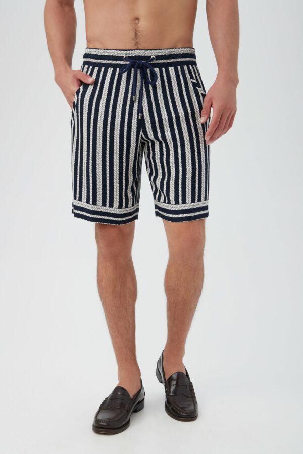 Mr Turk Riviera Lounge Short / Indigo/Whitewash