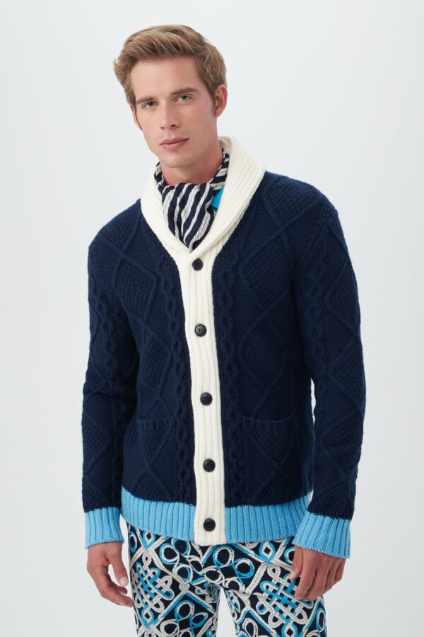 Mr Turk Brighton Cardigan / Indigo