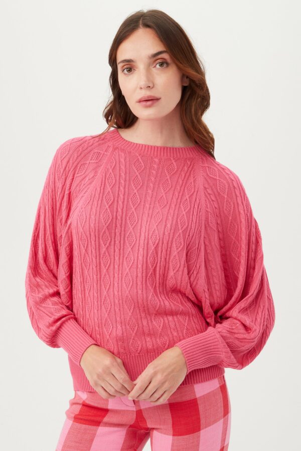 Trina Turk Blue Cove Pullover / Papillon Pink