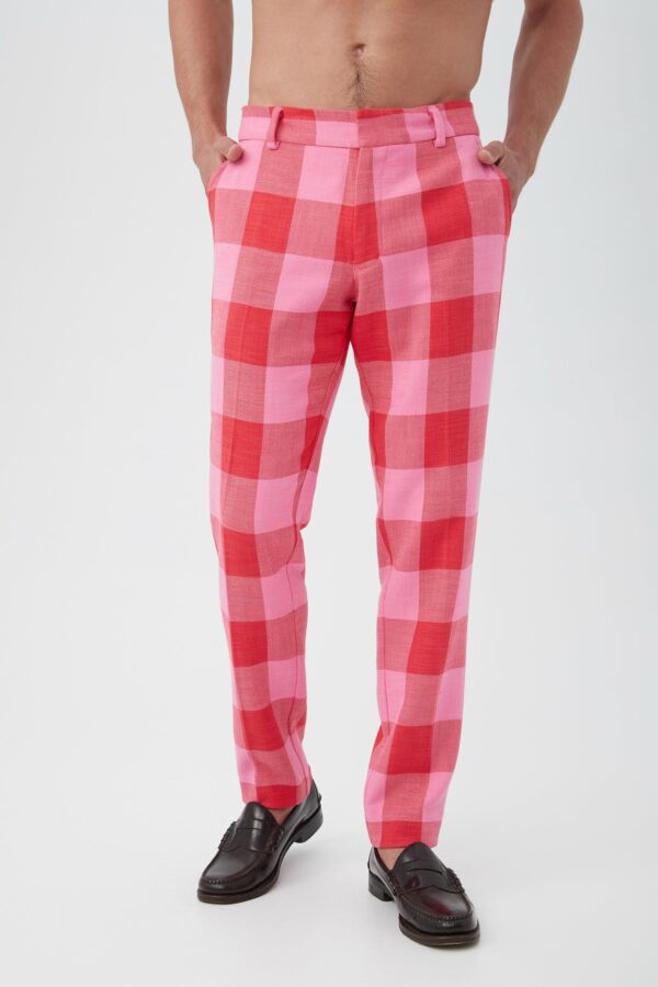 Mr Turk Clyde Slim Trouser / Torch/Desert Rose