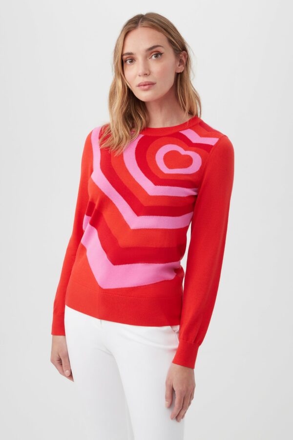 Trina Turk Sweetheart Sweater / Multi