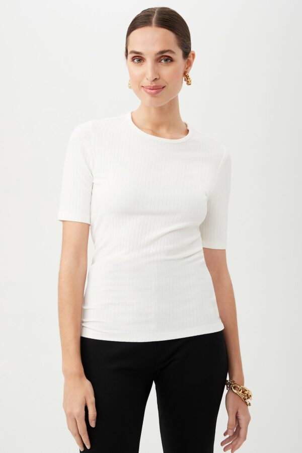 Trina Turk Vivika 2 Crewneck / White