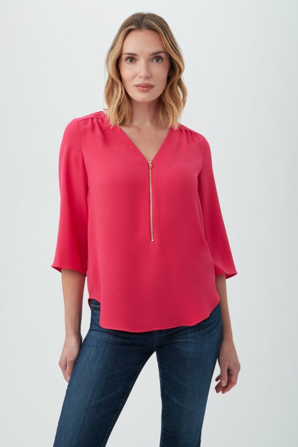 Trina Turk Tamarac Top / Hibiscus