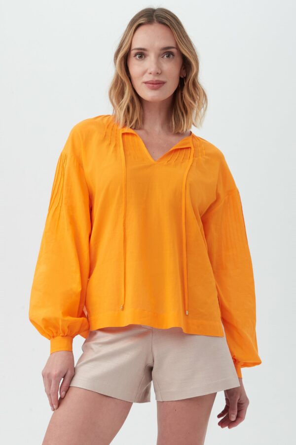 Trina Turk Cape Coral Top / Florida Orange