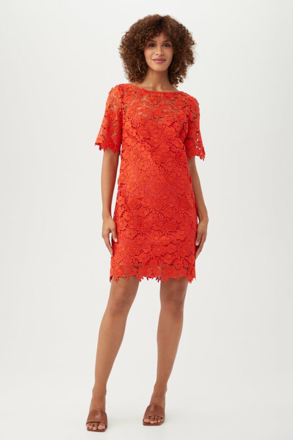 Trina Turk Sun Dress / Reef Red