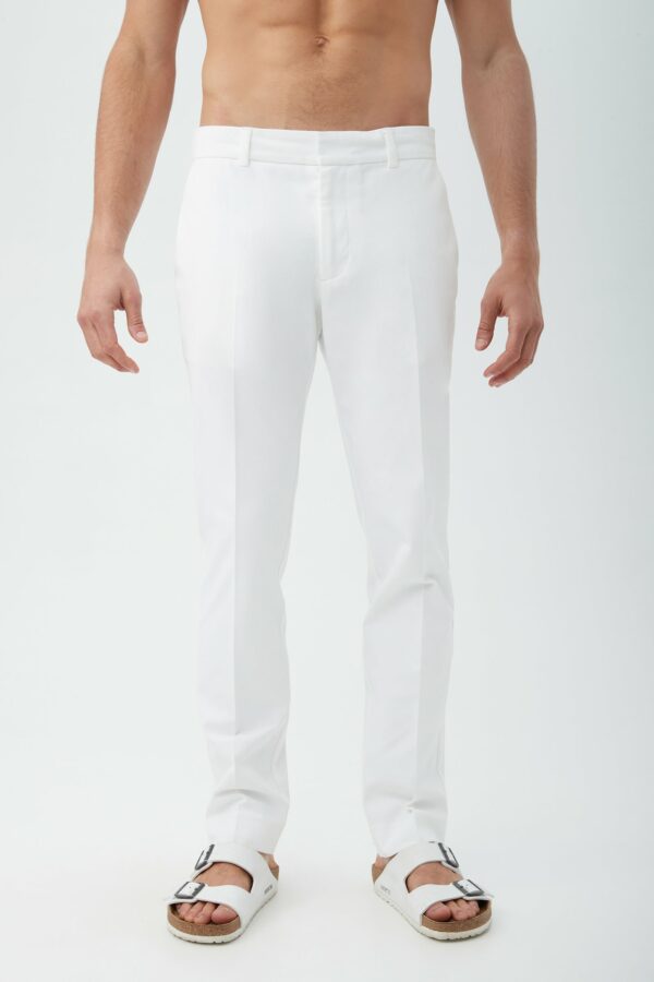 Mr Turk Clyde Slim Trouser / White