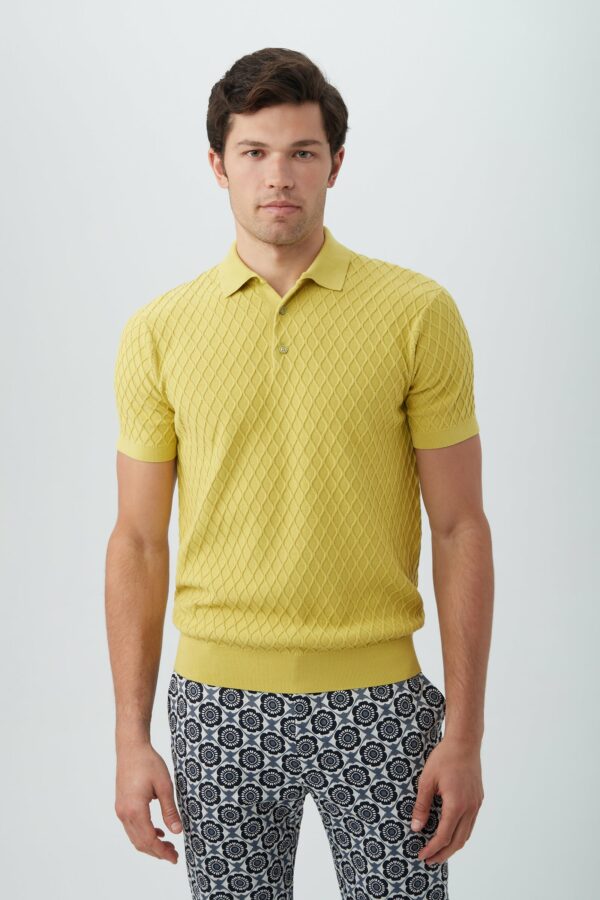 Mr Turk Camilo Short Sleeve Polo / Key Lime