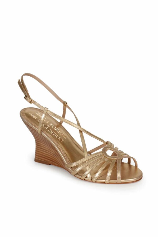 Paula Torres Hanna Wedge / Gold