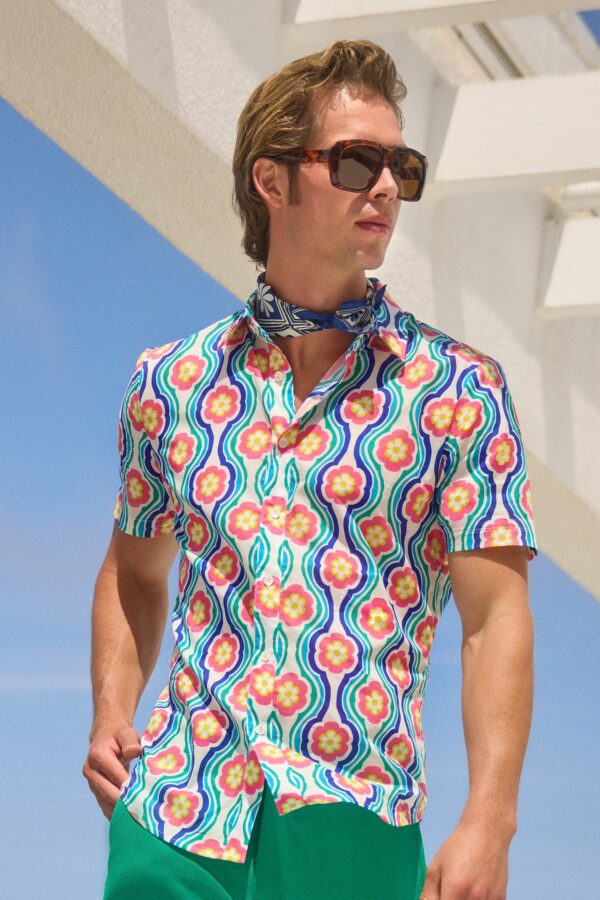 Mr Turk Slim Jim Shirt / Gulf Stream Multi