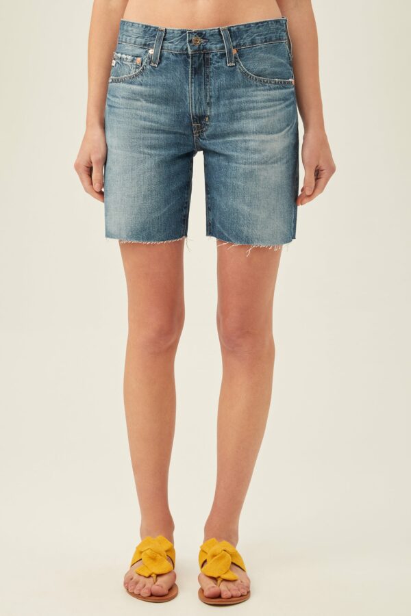 Adriano Goldschmied Women's Indigo Ex-Boyfriend Short / Indigo