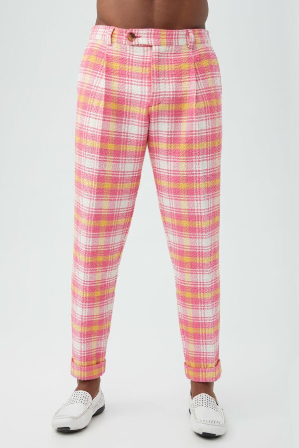 Mr Turk Beale Pleated Trouser / Multi