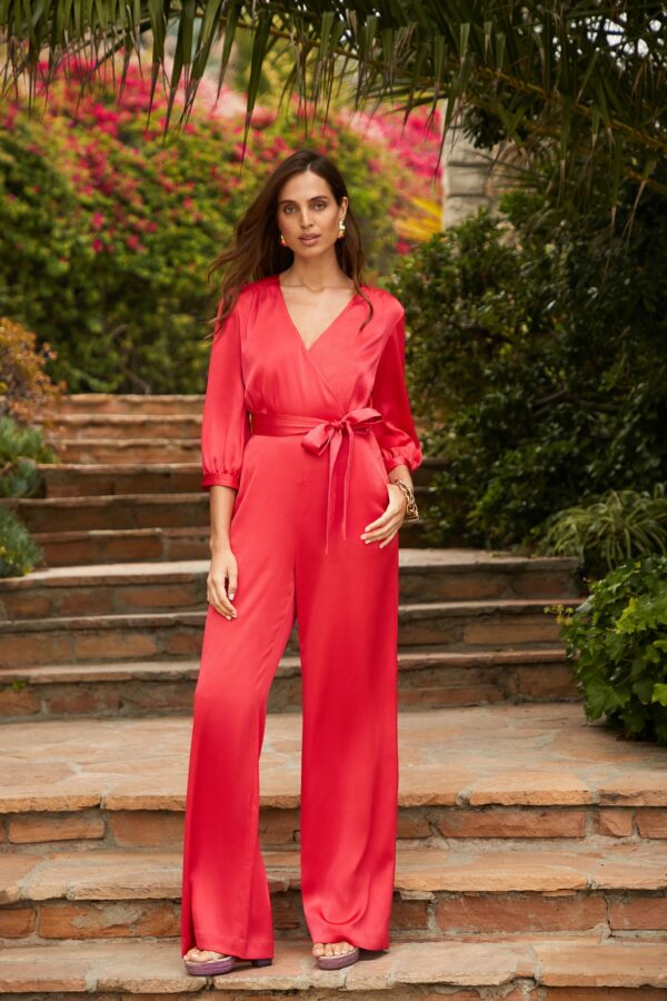 Trina Turk Mineral Jumpsuit / Capri Coral