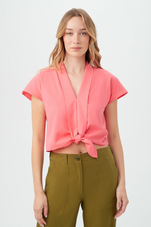 Trina Turk Tallia Top / Positano Pink