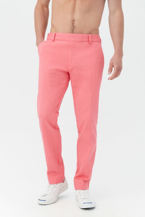 Mr Turk Clyde Slim Trouser / Positano Pink