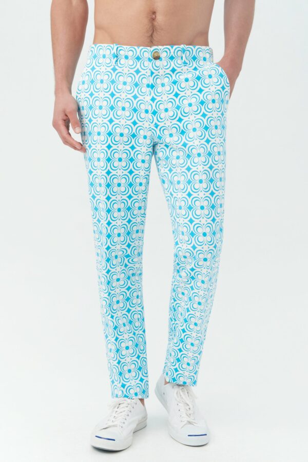 Mr Turk Alex Slim Trouser / Blue Grotto