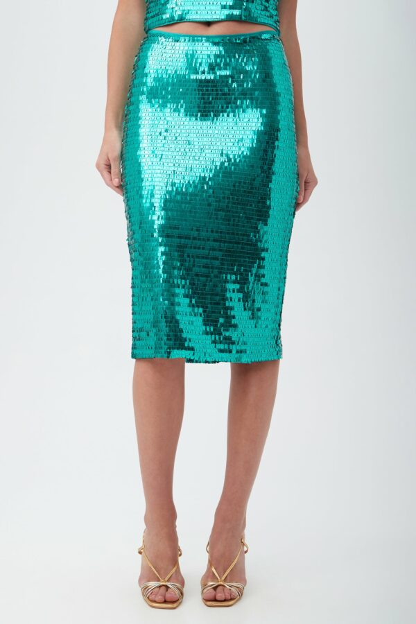 Trina Turk Lyman Skirt / Pacific Green