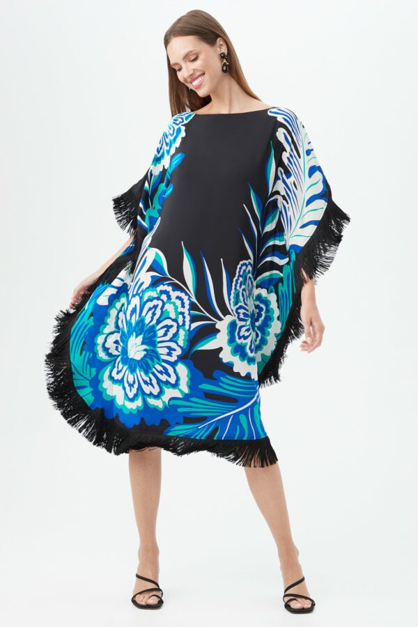 Trina Turk Global Fringe Dress / Multi