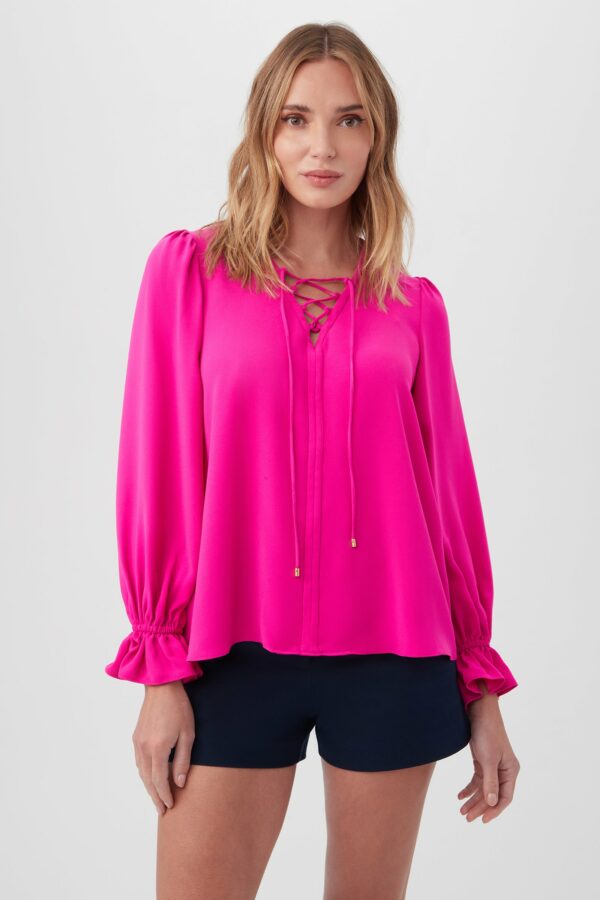 Trina Turk Zahara Top / Trina Pink