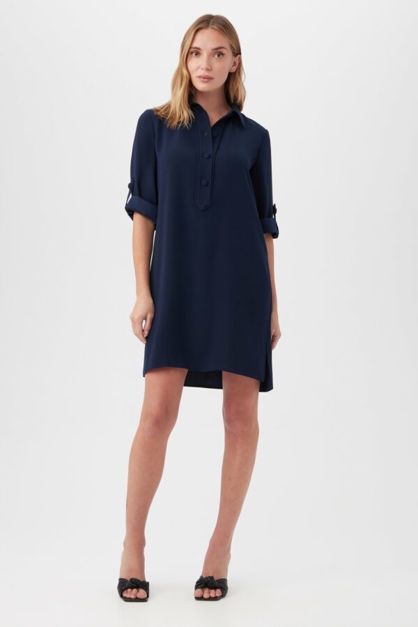 Trina Turk Portrait Shirt Dress / Indigo