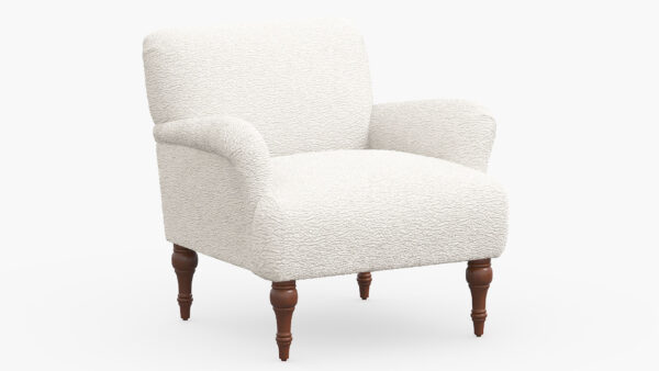 The Inside | Traditional Accent Chair | Sheepskin | Espresso