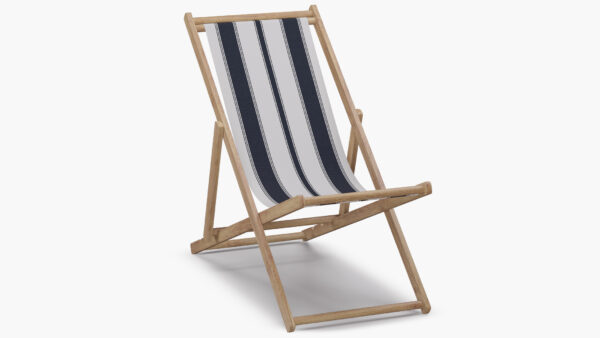 The Inside | Cabana Chair | Navy Clarence Stripe