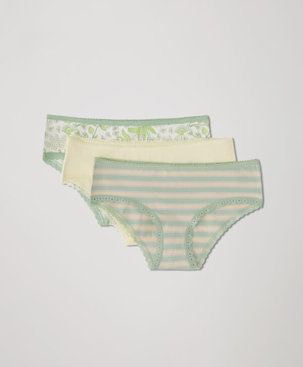 PACT Apparel | Women's Island Vibes Lace Cheeky Hipster 3-Pa