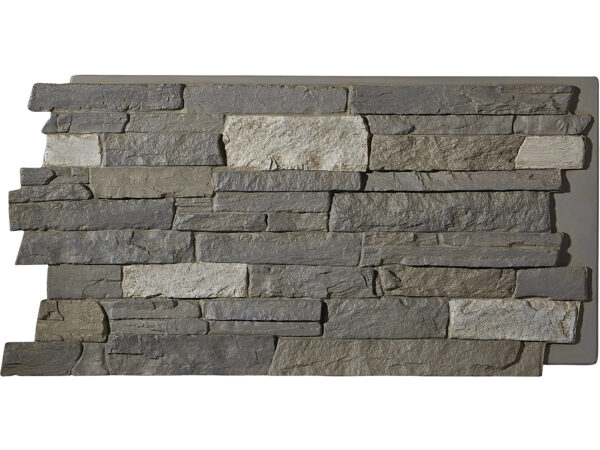 Barron Designs Dakota Dry Stack Faux Stone Wall Panel | Iced Coffee