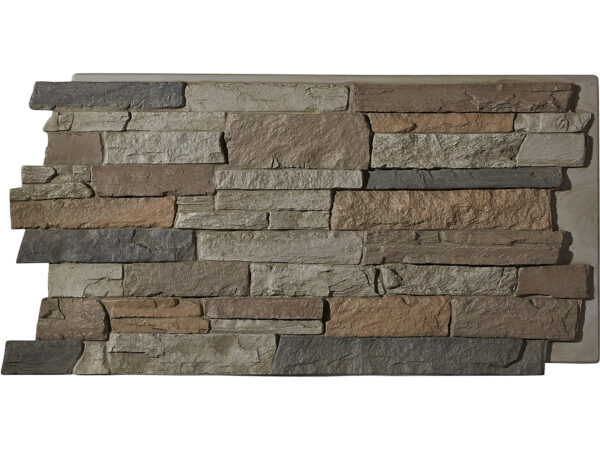 Barron Designs Dakota Dry Stack Faux Stone Wall Panel | Motley Gray