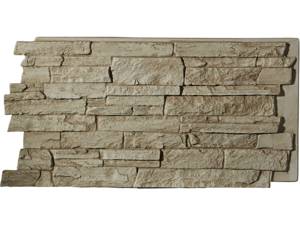 Barron Designs Dakota Dry Stack Faux Stone Wall Panel | Creamy Beige