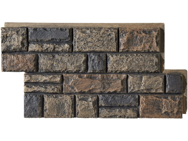 Barron Designs Regal Chiseled Faux Stone Wall Panel | Espresso