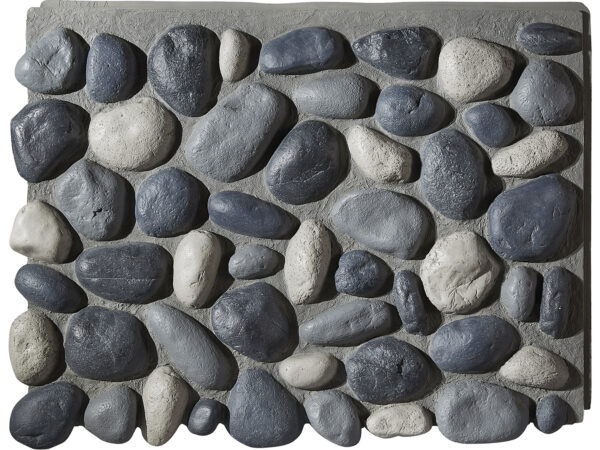 Barron Designs River Rock Faux Rock Wall Panel - Tall | Gray