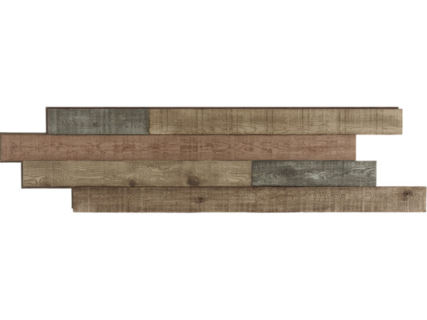 Barron Designs Reclaimed Shiplap Faux Barn Wood Wall Panel - Extra-Long | Rustic