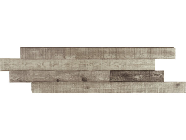 Barron Designs Reclaimed Shiplap Faux Barn Wood Wall Panel - Extra-Long | Weathered