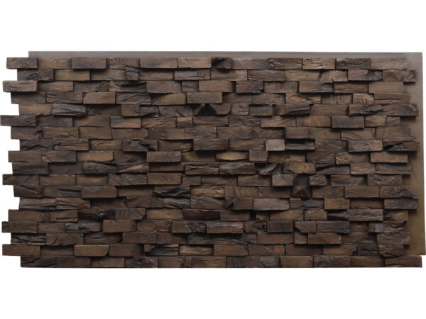 Barron Designs End Grain Faux Wood Wall Panel | Amber