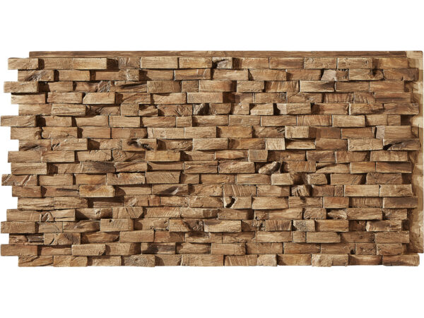 Barron Designs End Grain Faux Wood Wall Panel | Maple Shadow