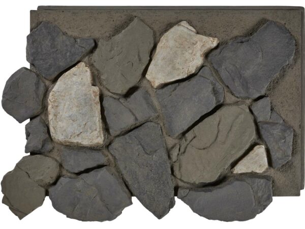 Barron Designs Anson Fieldstone Faux Stone Wall Panel - Tall | Iced Coffee