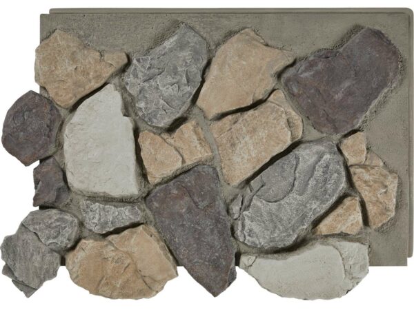 Barron Designs Anson Fieldstone Faux Stone Wall Panel - Tall | Mist