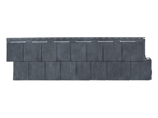 Barron Designs NovikShake RS Roughsawn Cedar Shake Siding Panels - Case of 12 | Anthracite